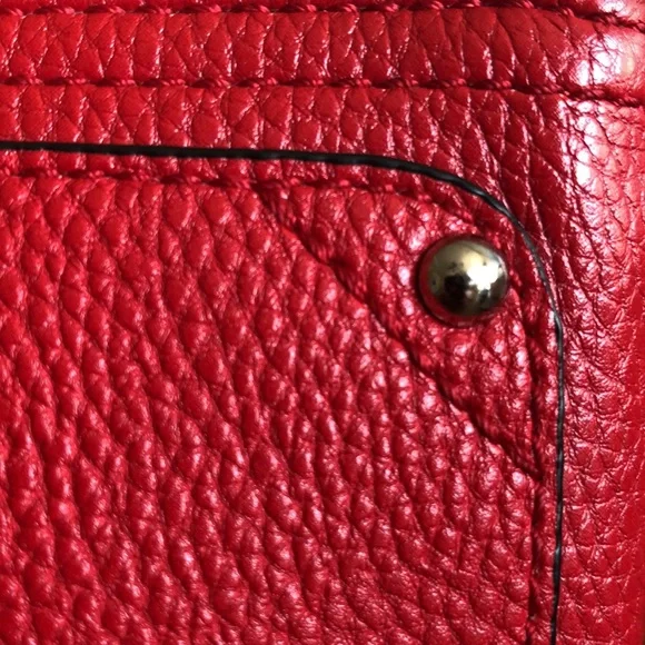 VIBRANT Lipstick Red Large Wristlet - Picture 6 of 14